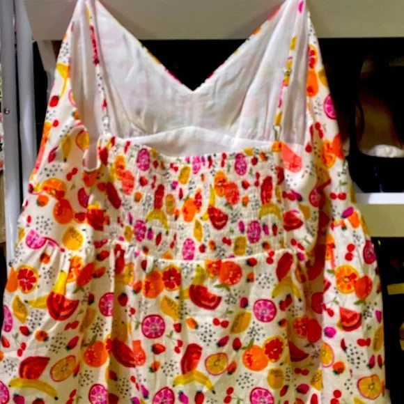 PETITE FRUIT SALAD PEPLUM CAMI - Picture 4 of 6